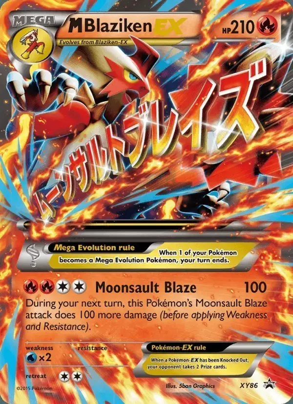 M Blaziken EX #XY86 XY Black Star Promos PSA 10