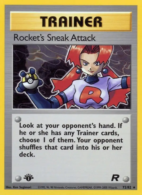 Rocket's Sneak Attack #72 Team Rocket PSA 10