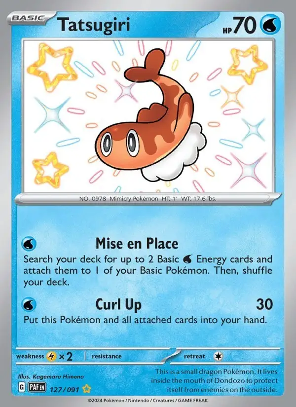 Tatsugiri #127 Paldean Fates PSA 10