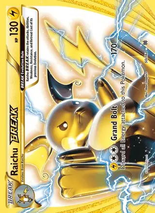 Raichu BREAK #50 BREAKthrough PSA 10