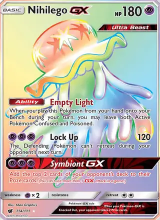 Nihilego GX #114 Crimson Invasion PSA 10