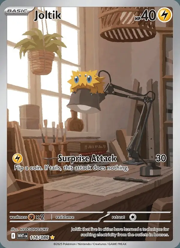 Joltik #116 White Flare PSA 10