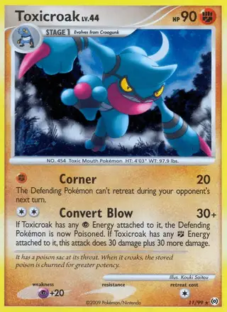 Toxicroak #11 Arceus PSA 10