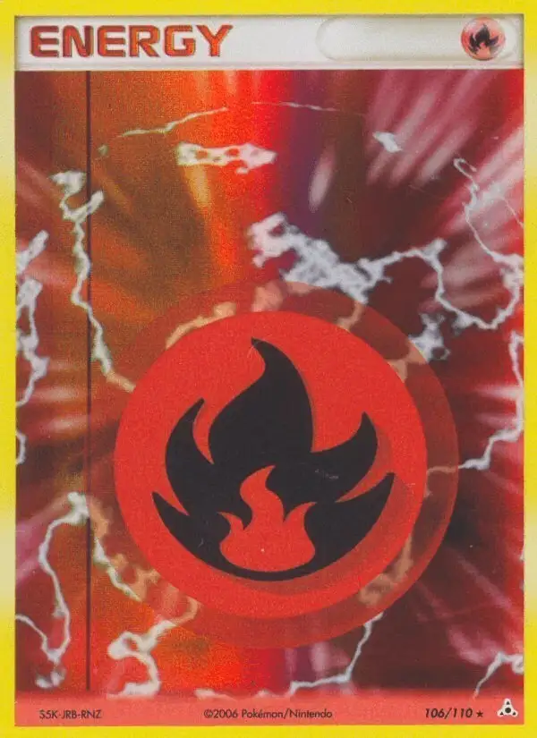 Fire Energy #106 Holon Phantoms PSA 10