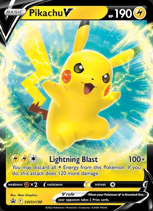 Pikachu V #SWSH198 SWSH Black Star Promos PSA 10