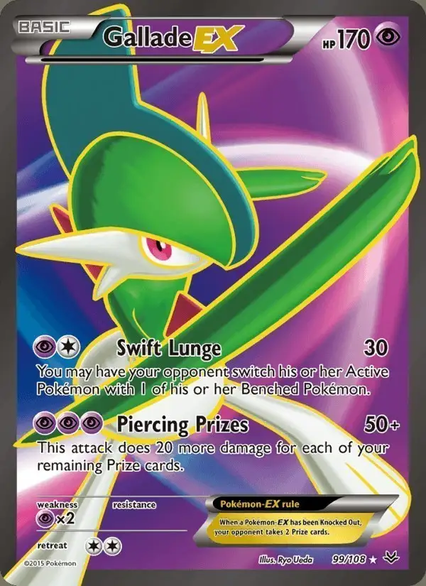 Gallade EX #99 Roaring Skies PSA 10