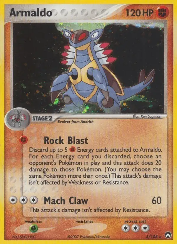 Armaldo #3 Power Keepers PSA 10
