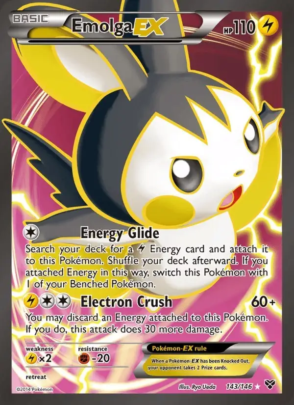 Emolga EX #143 XY PSA 10