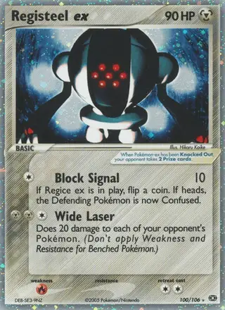 Registeel ex #100 Emerald PSA 10