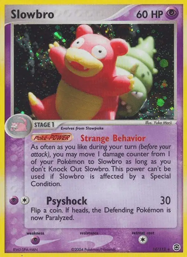 Slowbro #14 FireRed & LeafGreen PSA 10