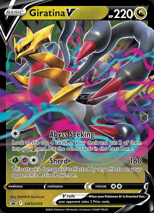 Giratina V #SWSH259 SWSH Black Star Promos PSA 10