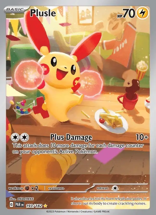 Plusle #193 Paradox Rift PSA 10
