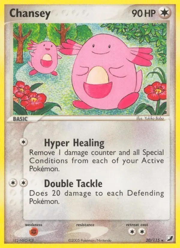 Chansey #20 Unseen Forces PSA 10