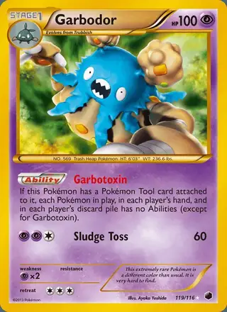 Garbodor #119 Plasma Freeze PSA 10