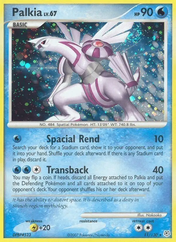 Palkia #11 Diamond & Pearl PSA 10
