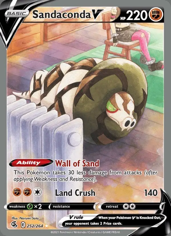 Sandaconda V #252 Fusion Strike PSA 10