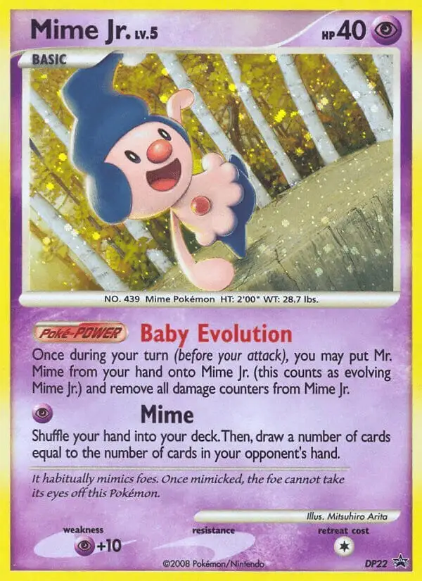 Mime Jr. #DP22 DP Black Star Promos PSA 10