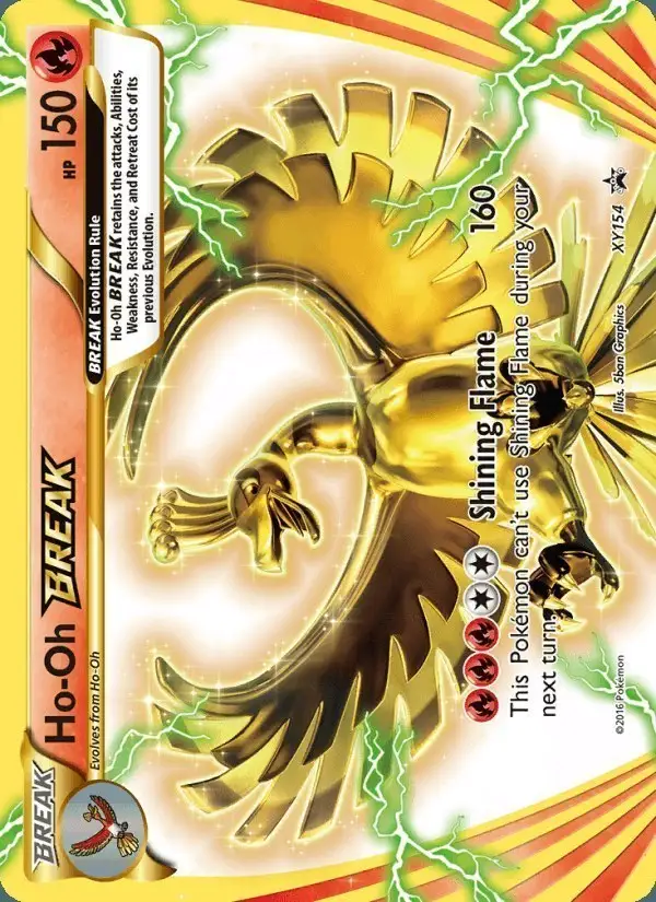 Ho-Oh BREAK #XY154 XY Black Star Promos PSA 10