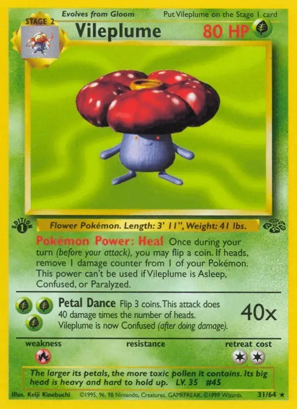 Vileplume #31 Jungle PSA 10
