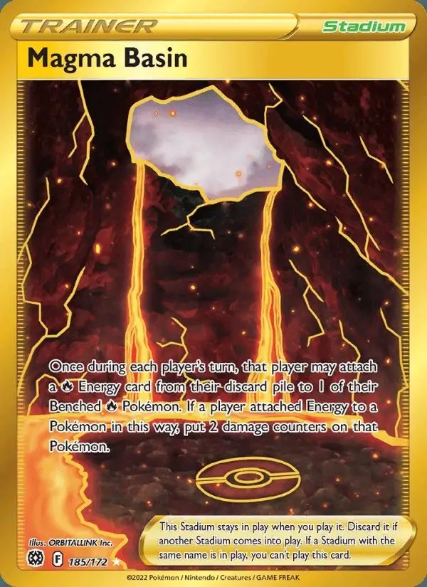 Magma Basin #185 Brilliant Stars PSA 10