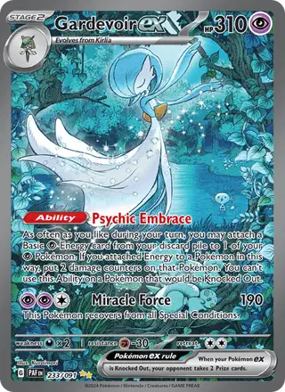 Gardevoir ex #233 Paldean Fates PSA 10