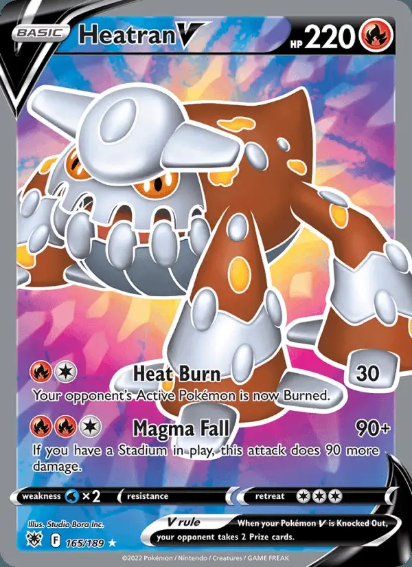 Heatran V #165 Astral Radiance PSA 10