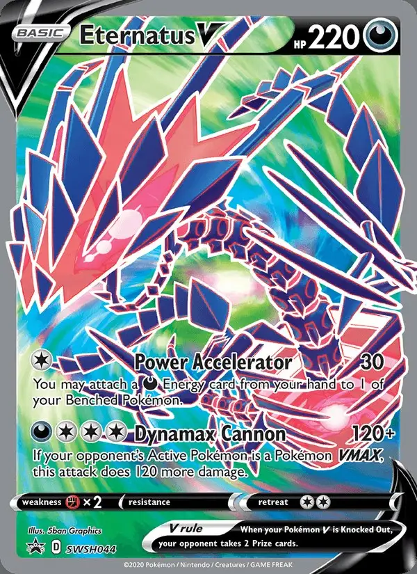 Eternatus V #SWSH044 SWSH Black Star Promos PSA 10