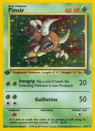 Pinsir #9 Jungle PSA 10