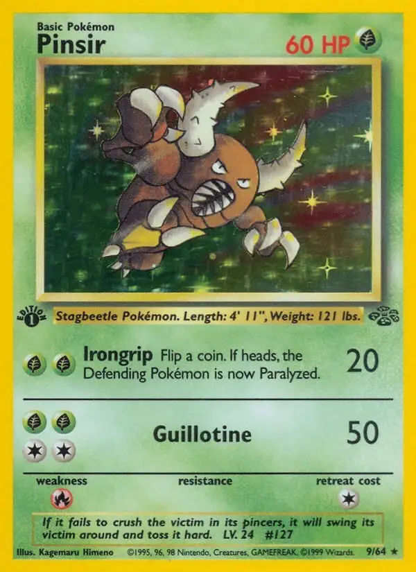 Pinsir #9 Jungle PSA 10