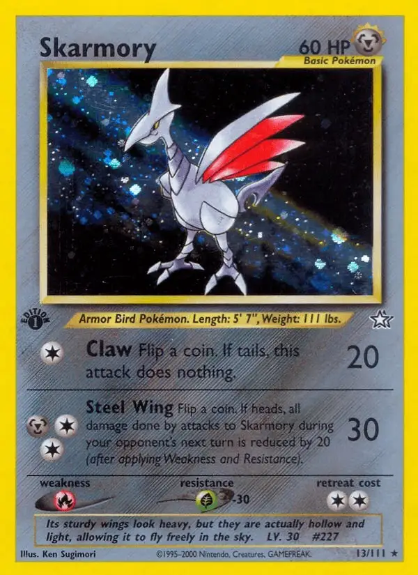 Skarmory #13 Neo Genesis PSA 10