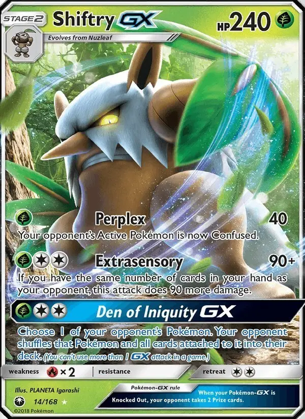 Shiftry GX #14 Celestial Storm PSA 10