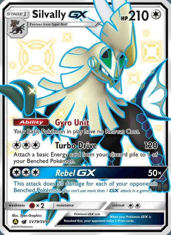 Silvally-GX #SV79 Hidden Fates Shiny Vault PSA 10