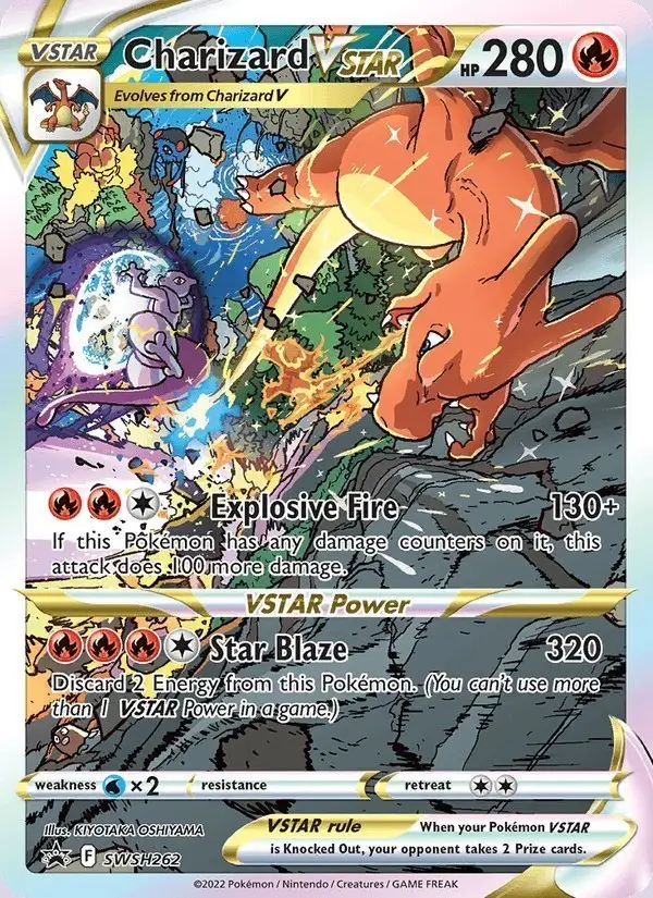 Charizard VSTAR #SWSH262 SWSH Black Star Promos PSA 10