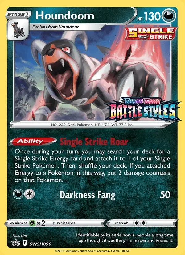 Houndoom #SWSH090 SWSH Black Star Promos PSA 10