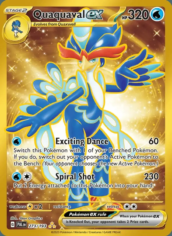 Quaquaval ex #273 Paldea Evolved PSA 10