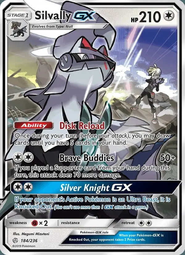 Silvally GX #184 Cosmic Eclipse PSA 10