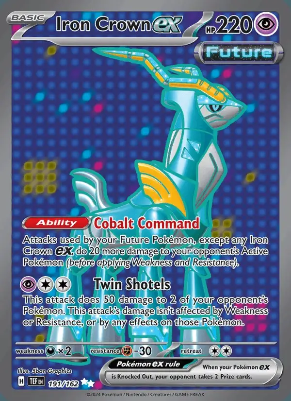 Iron Crown ex #191 Temporal Forces PSA 10
