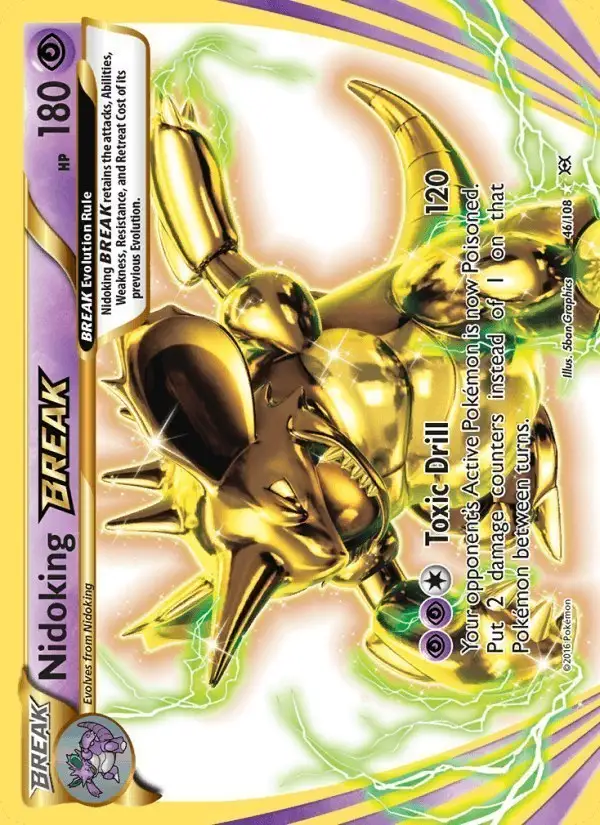Nidoking BREAK #46 Evolutions PSA 10