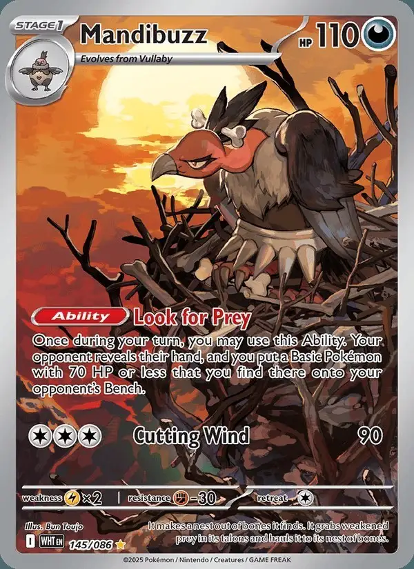 Mandibuzz #145 White Flare PSA 10