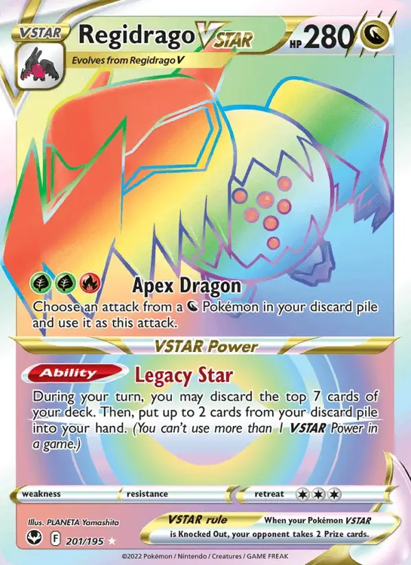 Regidrago VSTAR #201 Silver Tempest PSA 10