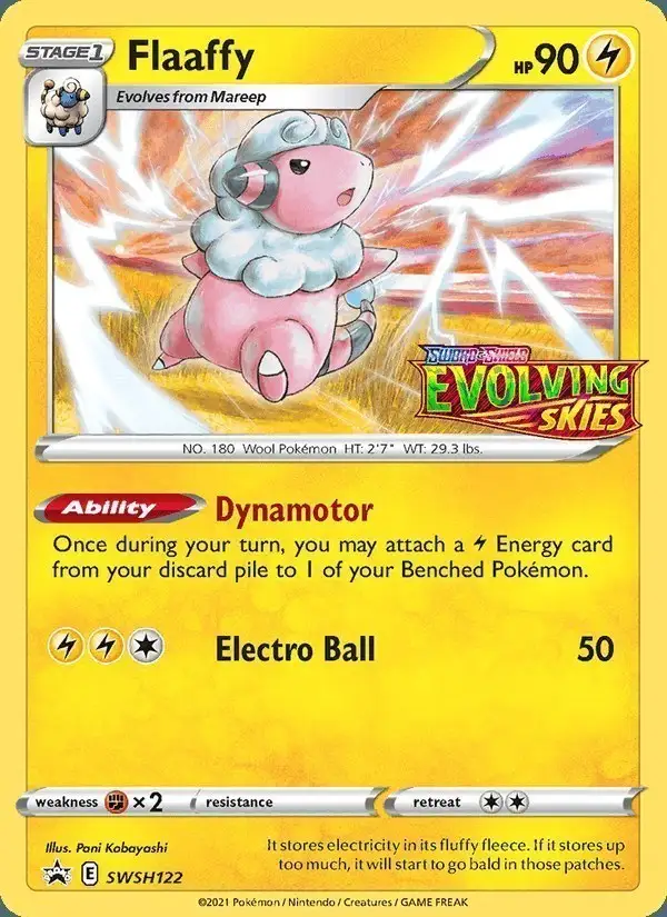 Flaaffy #SWSH122 SWSH Black Star Promos PSA 10