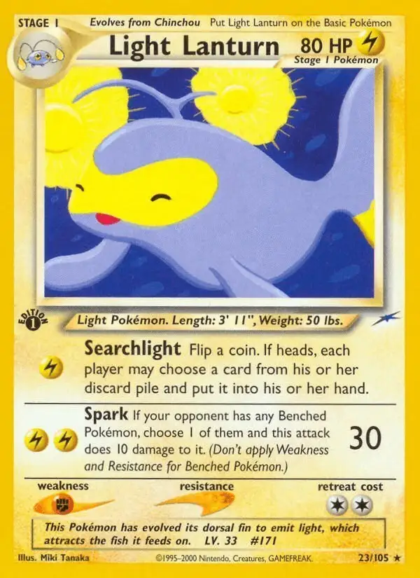 Light Lanturn #23 Neo Destiny PSA 10