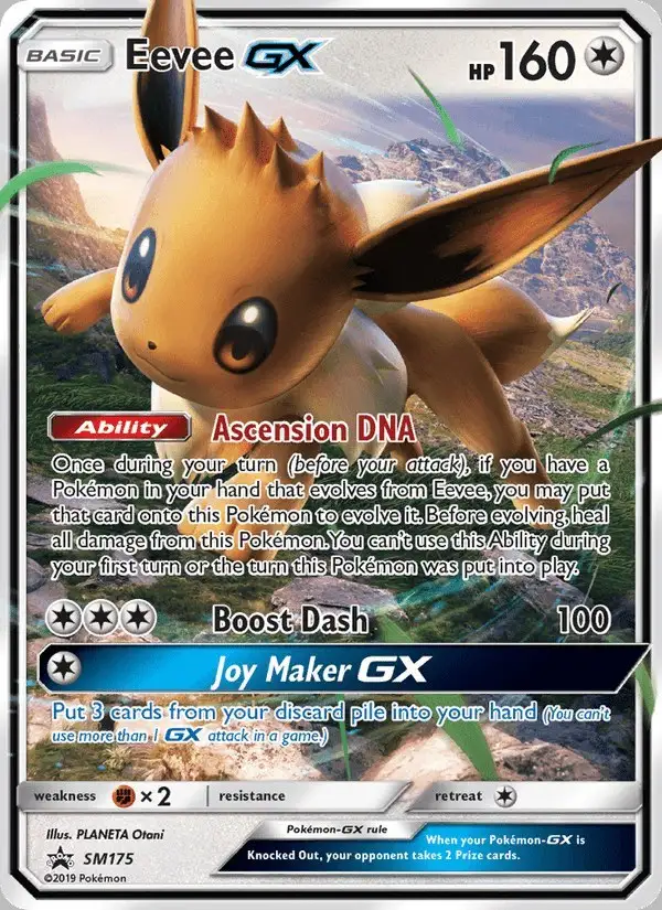 Eevee GX #SM175 SM Black Star Promos PSA 10