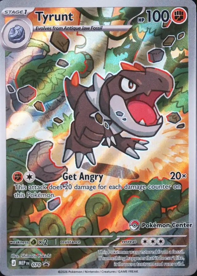 Tyrunt #070 Mep EN-Me Black Star Promo PSA 10