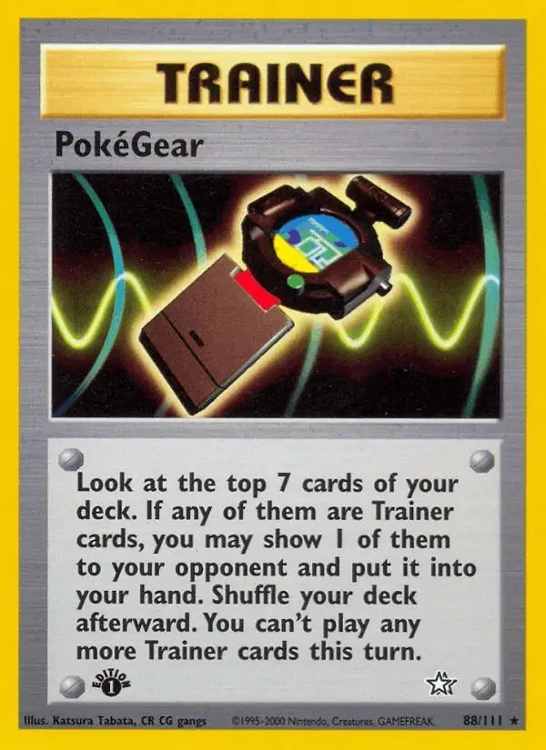 PokéGear #88 Neo Genesis PSA 10