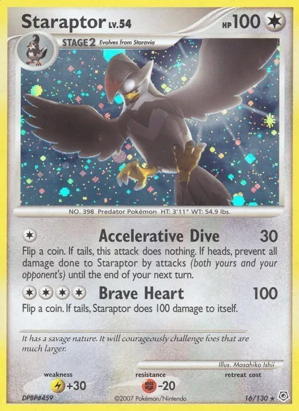 Staraptor #16 Diamond & Pearl PSA 10