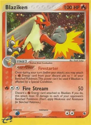 Blaziken #3 Ruby & Sapphire PSA 10
