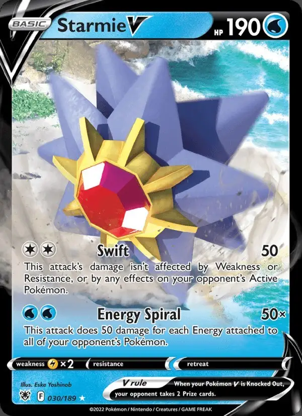 Starmie V #030 Astral Radiance PSA 10