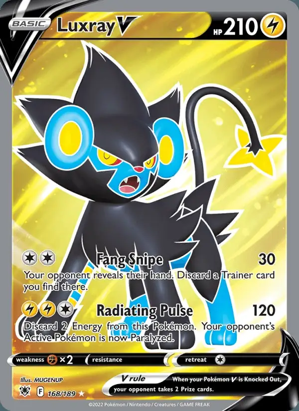 Luxray V #168 Astral Radiance PSA 10