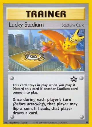 Lucky Stadium #41 Wizards Black Star Promos PSA 10